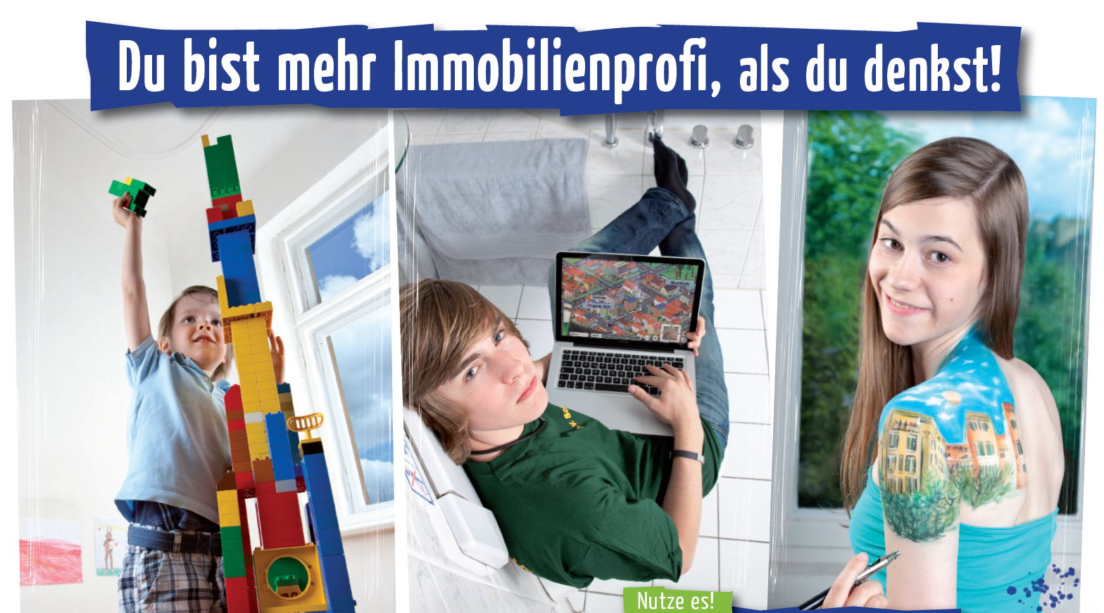 Mit dem Halbjahreszeugnis zufrieden? … dann jetzt bewerben und Immobilienprofi werden!